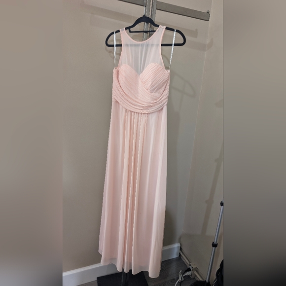 Bill Levkoff Dresses & Skirts - Elegant Blush Pink Chiffon Gown